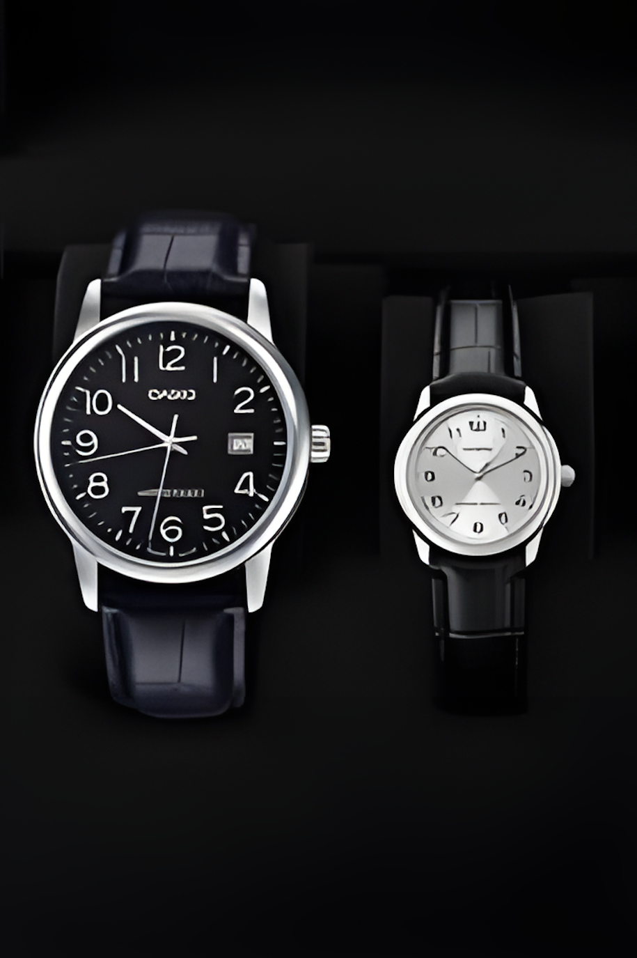 Casio A138 Couple Watch Set – Retro Digital + Analog Stylish Stainless Steel Watches for Him & Her