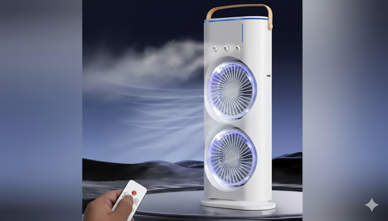 Double Cooling Fan – High Speed Dual Fan for Powerful Airflow