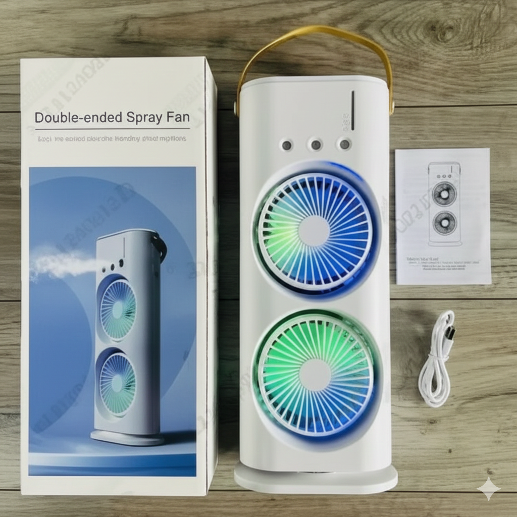 Double Cooling Fan – High Speed Dual Fan for Powerful Airflow