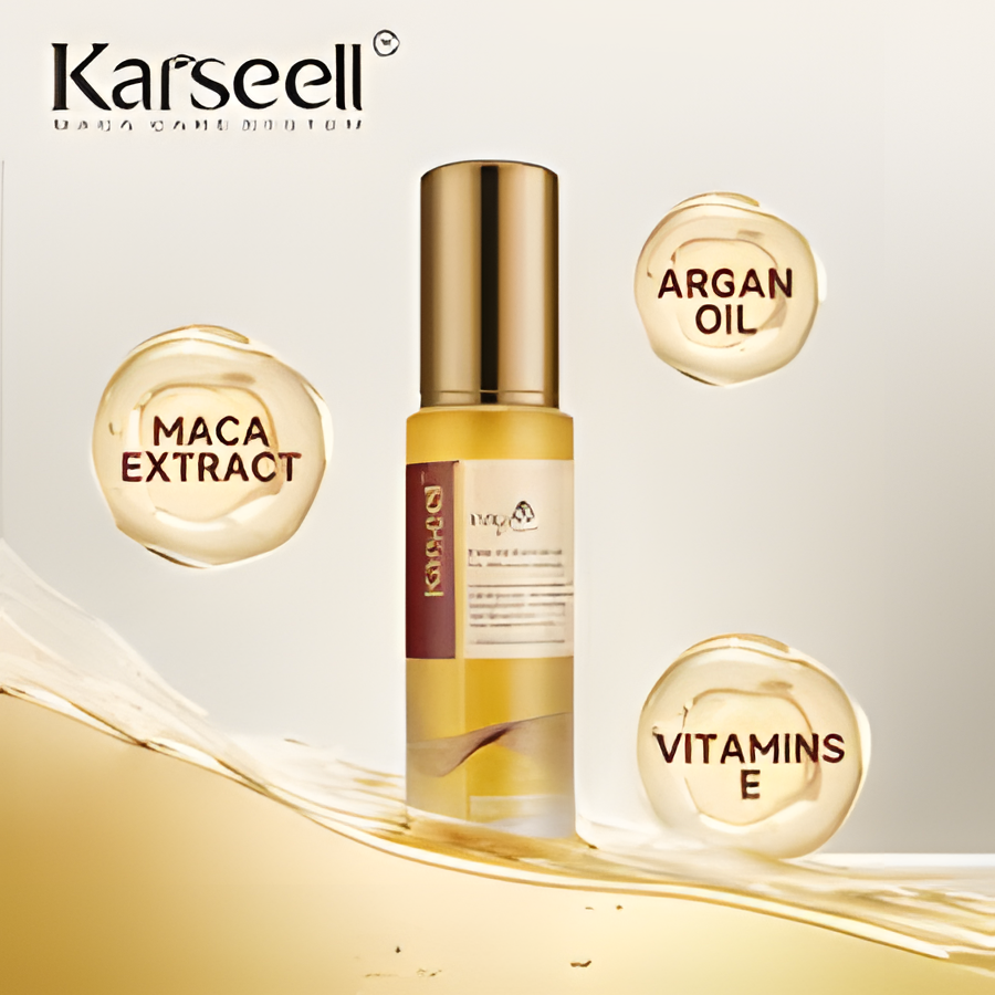 Karseell Moroccan Argan Oil Hair Serum 50ml – Frizz Control & Shine Boost