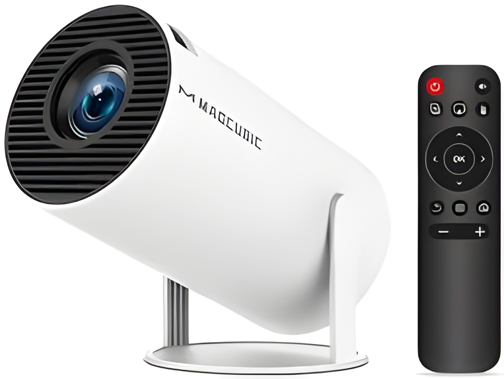 4K Mini Projector – Ultra HD Smart Home Theater Projector with Portable Design