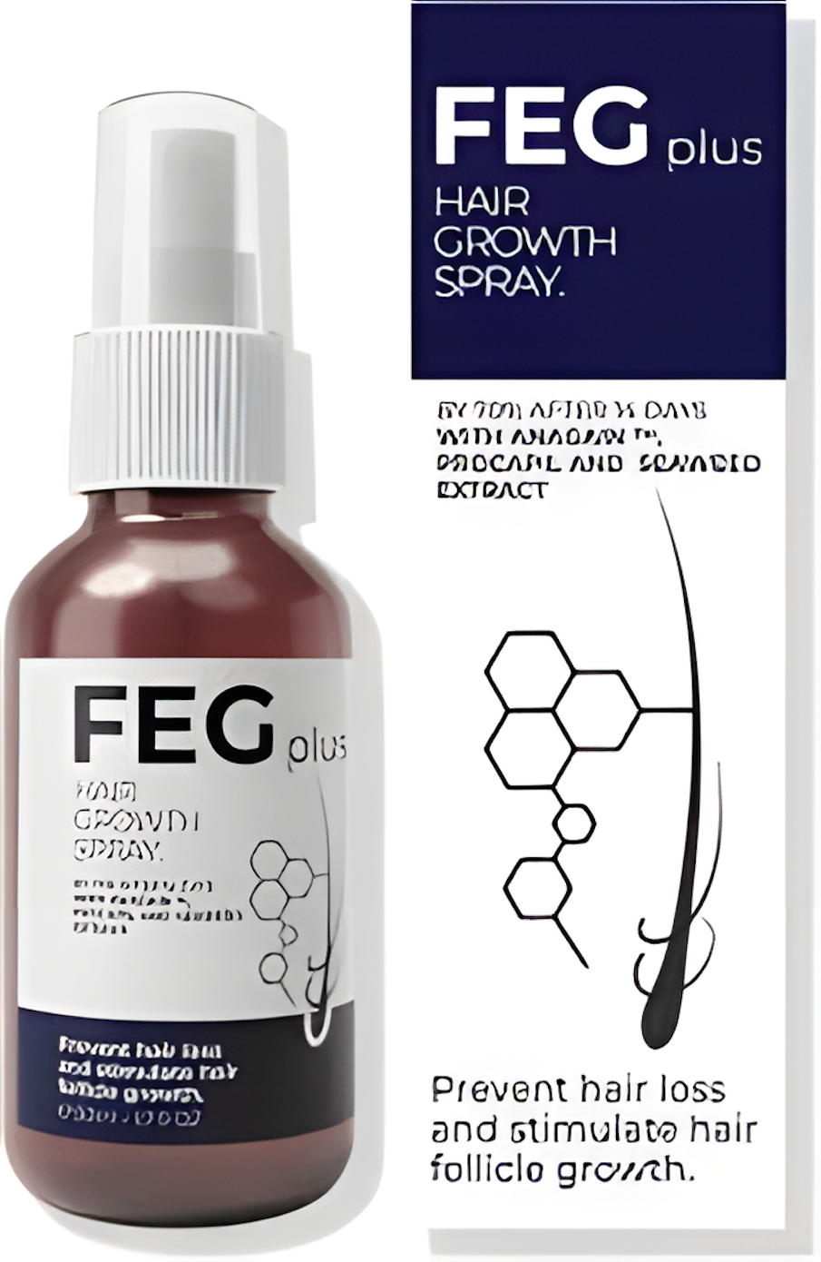 FEG Plus Hair Growth Spray – Fast Hair Regrowth & Anti Hair Fall Solution