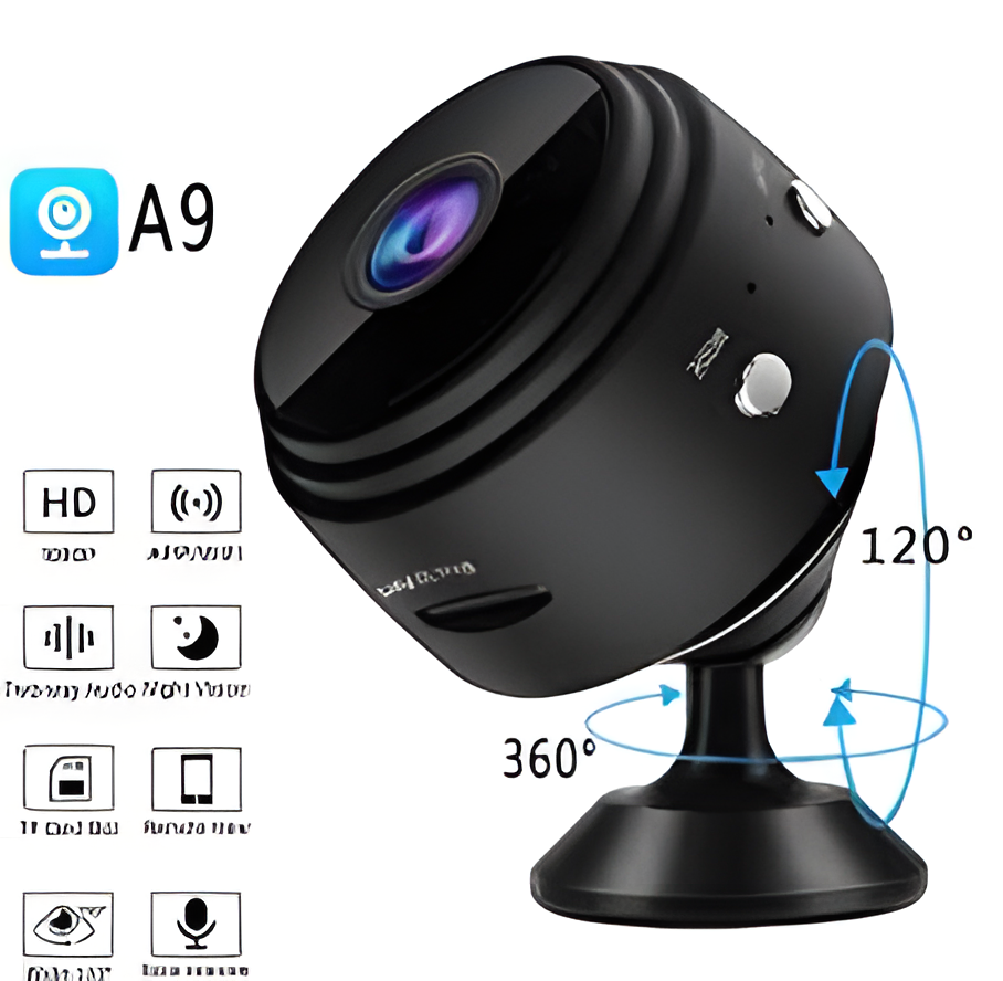 A9 Mini WiFi Camera – HD Smart Home Security Camera with Night Vision & Motion Detection