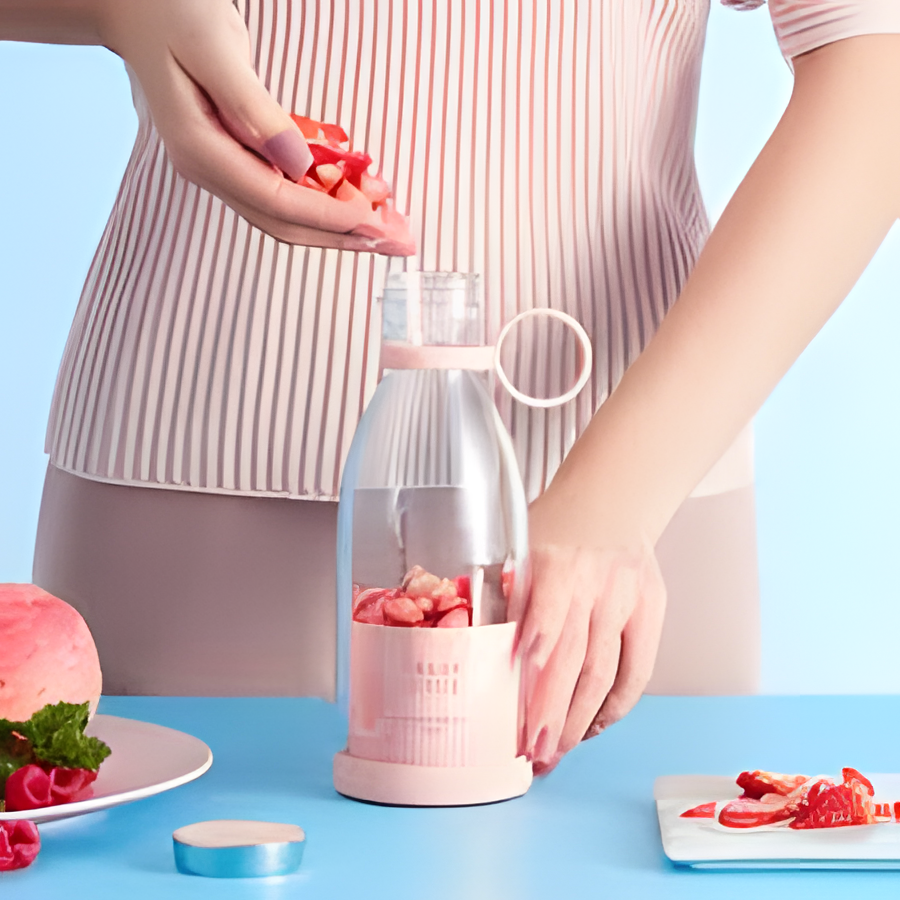 Portable Mini Juicer Blender – USB Rechargeable, Multifunction Electric Smoothie Maker