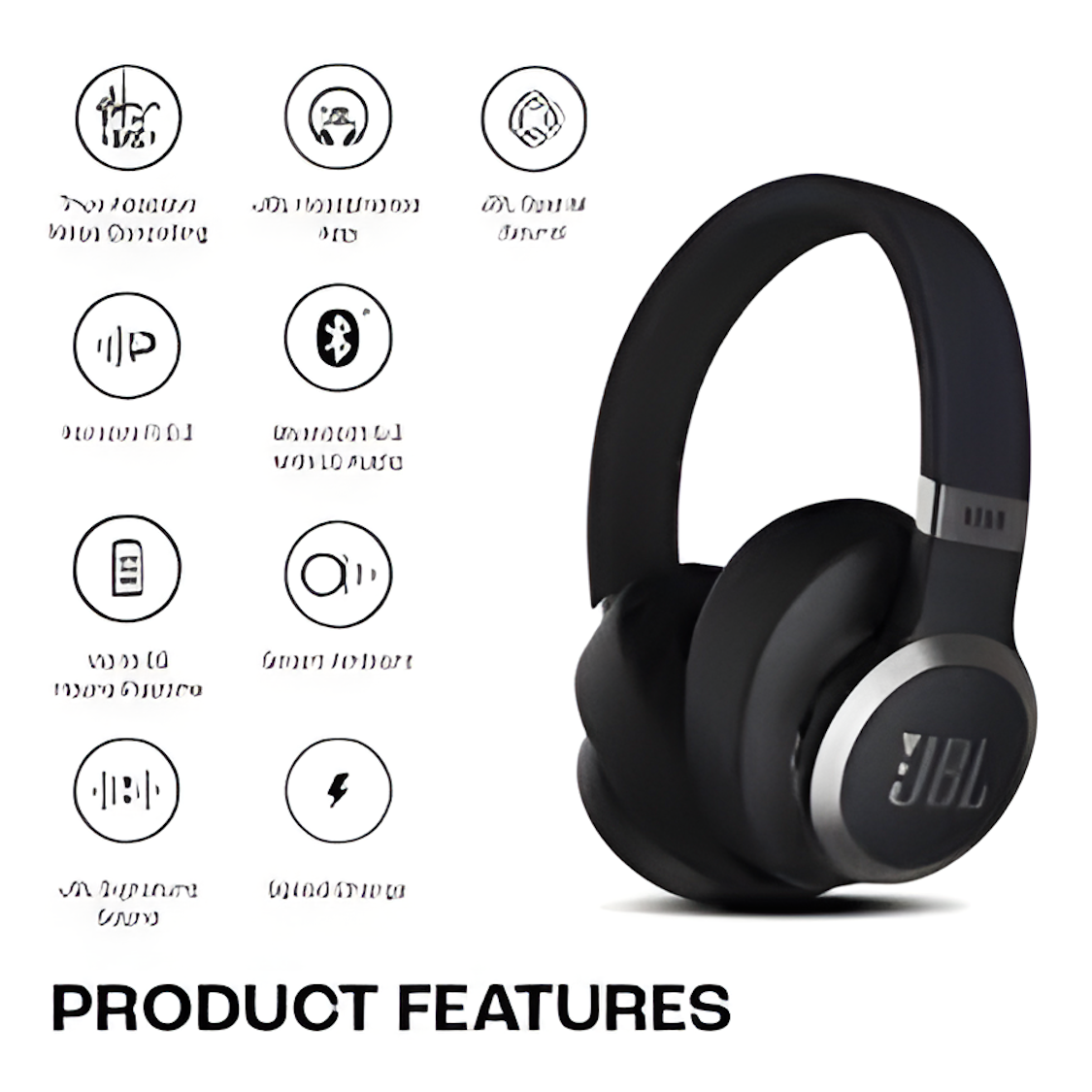 JBL Live 770NC Wireless Headphones – Adaptive ANC, 70H Battery & Deep Bass